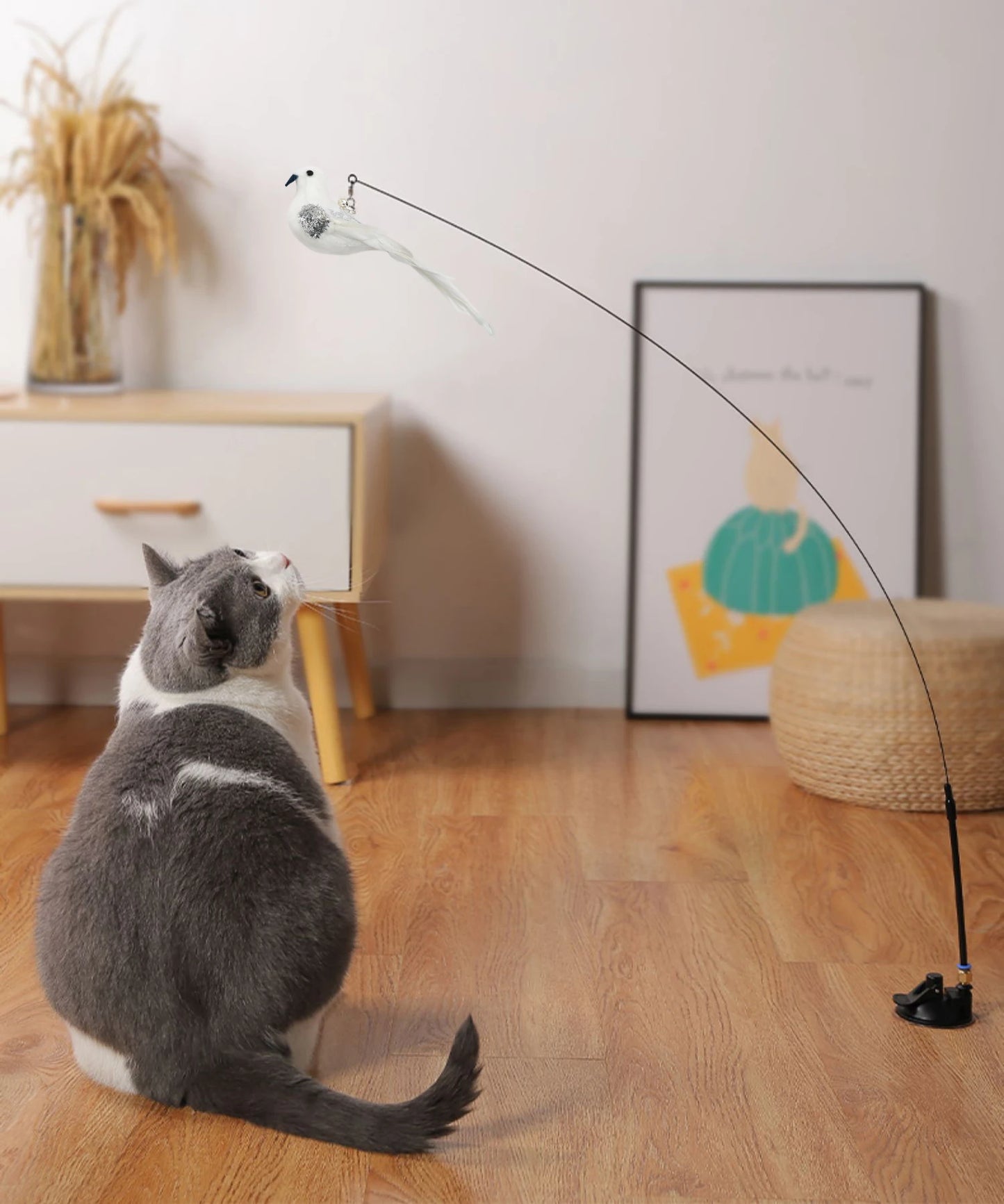 Interactive Cat Toy - Bird Simulation set
